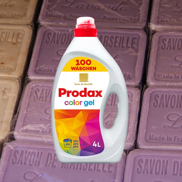 NIEMIECKI ŻEL DO PRANIA ZESTAW MIX KOLOR UNIWERSALNY 200 PRAŃ WYDAJNY DE