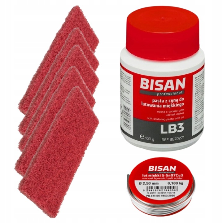 ZESTAW DO LUTOWANIA LUTU MIĘKKIEGO RUR I KSZTAŁTEK PASTA CYNA LUT