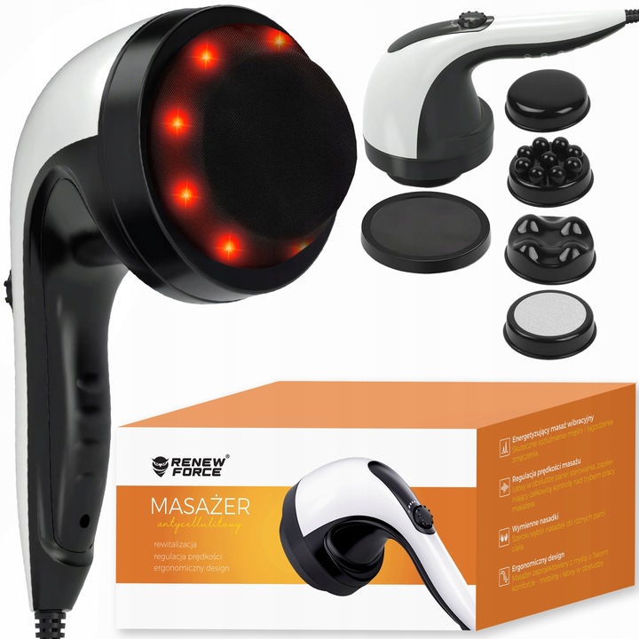 PISTOLET DO MASAŻU MASAŻER ANTYCELLULITOWY WYSZCZUPLAJĄCY DO CELLULITU XL