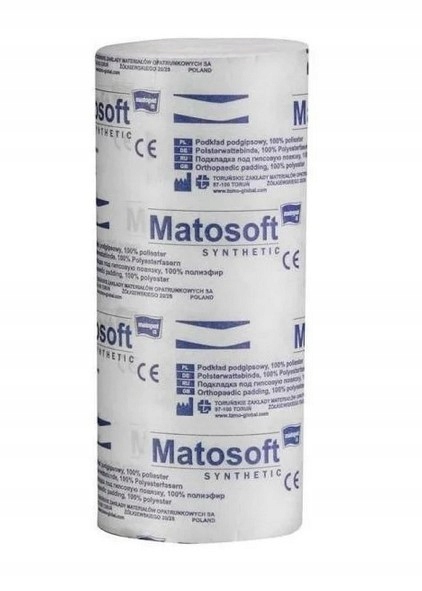 PODKŁAD PODGIPSOWY MATO SOFT 6CM X 3M 12 SZTUK DO UŻYTKU MEDYCZNEGO