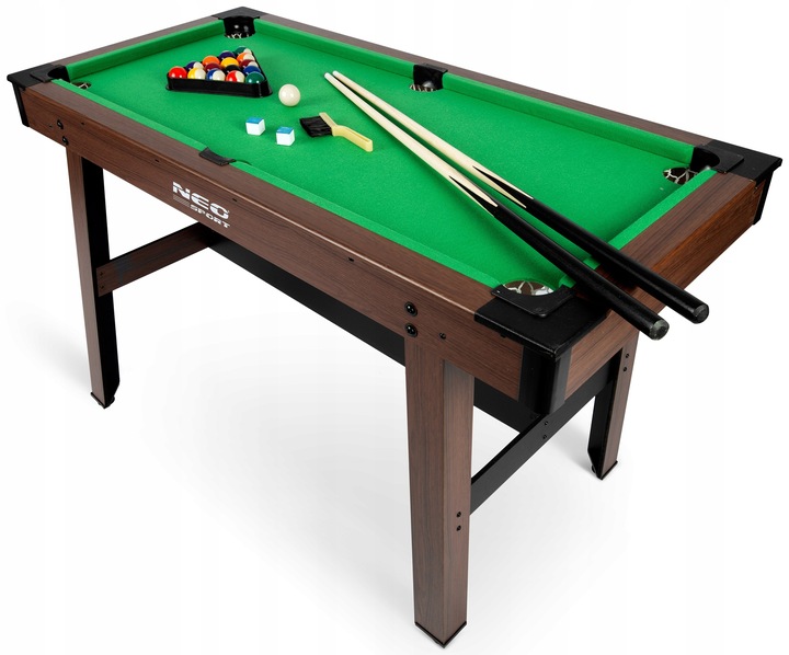 ZESTAW BILARDOWY MINI STÓŁ DO BILARDA BILARD DLA DZIECI DUŻY 4FT NEO-SPORT