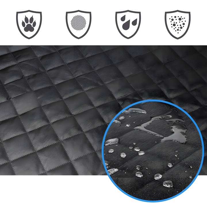 MOCNA MATA KOJEC DO BAGAŻNIKA SAMOCHODU DLA PSA