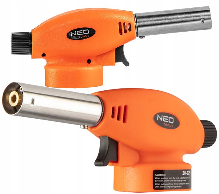 NEO PALNIK GAZOWY NAKRĘCANY DO LUTOWANIA Z ZAPŁONEM PIEZO 1,3 KW 20-025