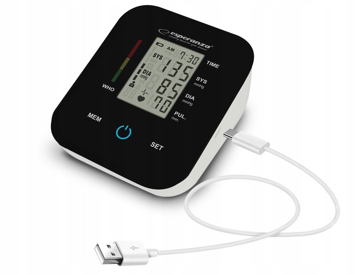 CIŚNIENIOMIERZ NARAMIENNY AUTOMATYCZNY ARYTMIA duży EKRAN LCD +