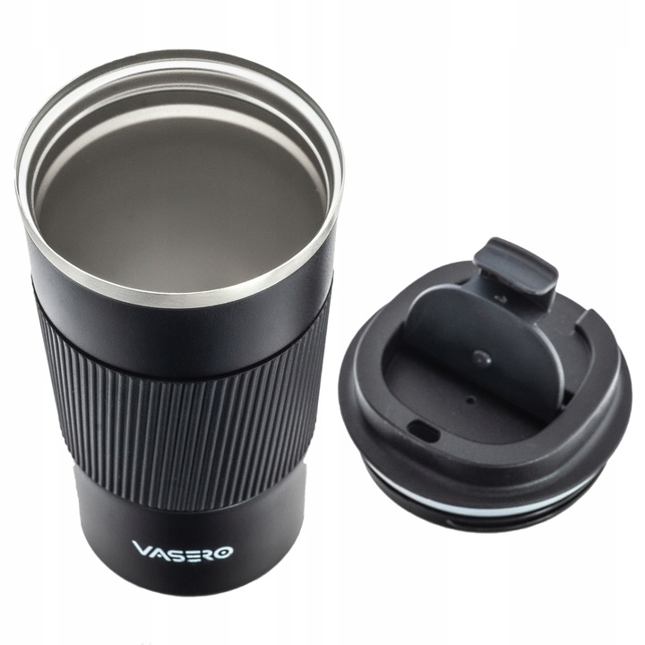 ANTYPOŚLIZGOWY KUBEK TERMICZNY USTNIK TERMOS na herbatę kawę DO SAMOCHODU