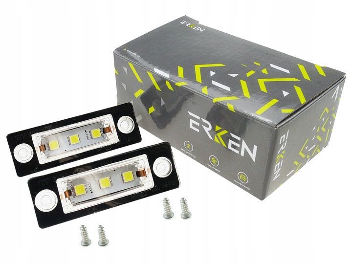 Lampki LED podświetlenie rejestracji VW Caddy T5 Passat B5 B6 Touran T5