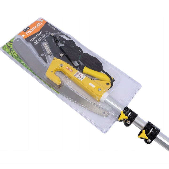 PIŁA TELESKOPOWA Z SEKATOREM NA TRZONKU 3,75m 375cm DO GAŁĘZI 2w1