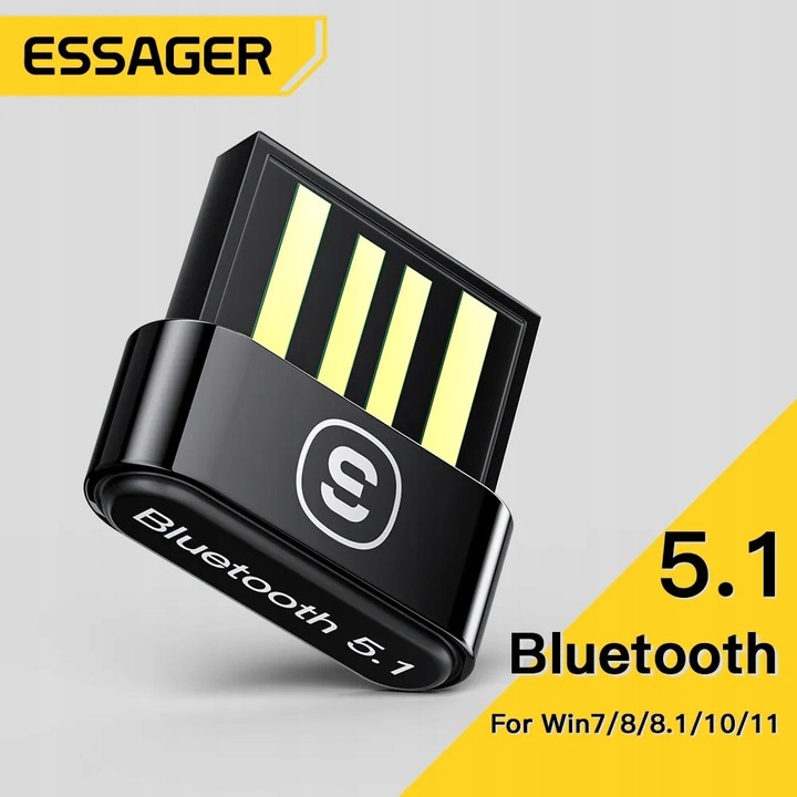 Adapter Bluetooth 5.1 USB do Komputera PC DONGLE
