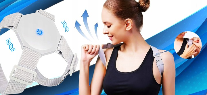 INTELIGENTNY KOREKTOR WAD POSTAWY PROSTE PLECY ZDROWY KRĘGOSŁUP SZELKI