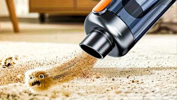 Odkurzacz samochodowy do auta ręczny cyklonowy bezprzewodowy USB 17