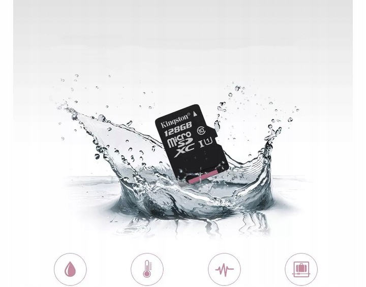 KINGSTON Karta pamięci micro SD 128GB CLASS 10 UHS