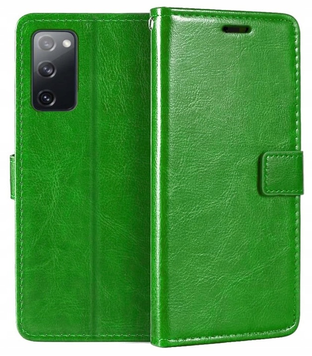 Etui Portfel Skórzany do SAMSUNG GALAXY S20 FE / S20 FE 5G +Szkło Hartowane