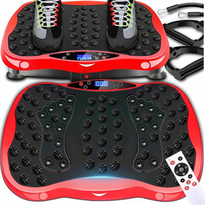 PLATFORMA WIBRACYJNA WIBRUJĄCA MASAŻER CAŁEGO CIAŁA TRENINGOWA Z PILOTEM