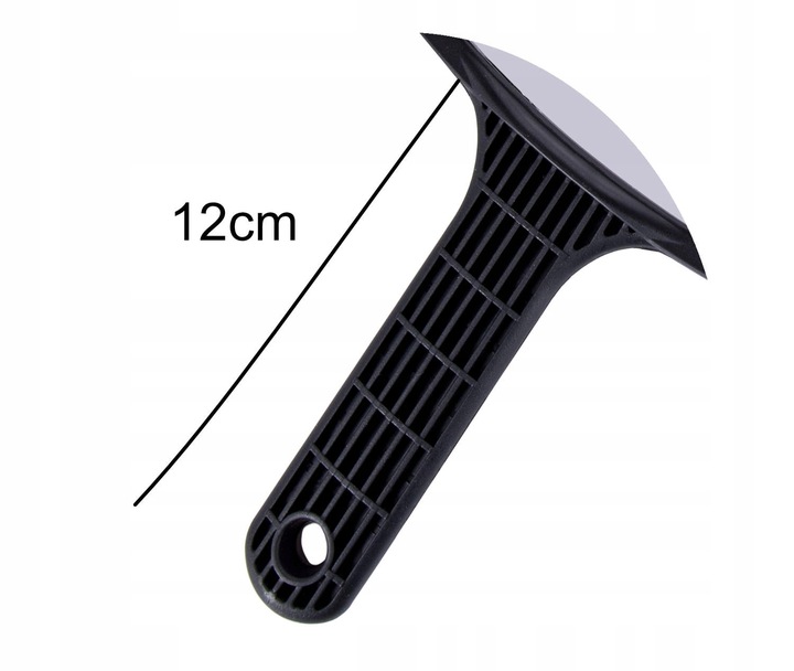 Lustro Lusterko Fryzjerskie Z Rączką Okrągłe Czarne Do Salonu Poniks