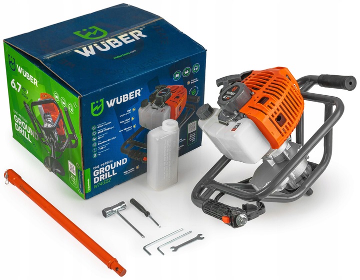 ŚWIDER WIERTNICA SPALINOWA DO GLEBY ZIEMI 6,7 KM+PRZEDŁUŻKA 3 WIERTŁA