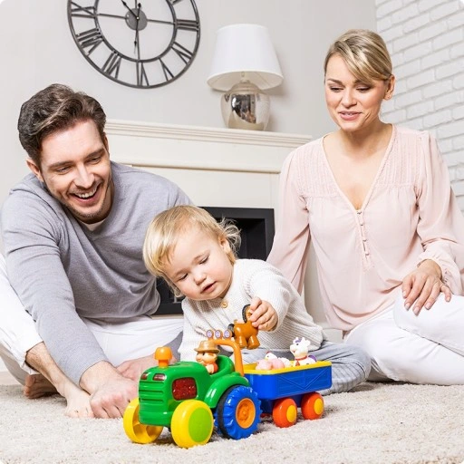 Dumel Traktor Farmer Interaktywny mówi PL świeci