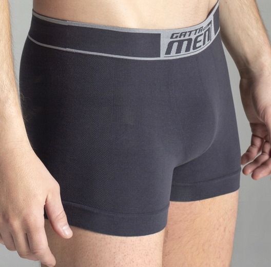 6 X GATTA BOXER BOKSERKI MĘSKIE BAWEŁNA SZARE BIAŁE XL