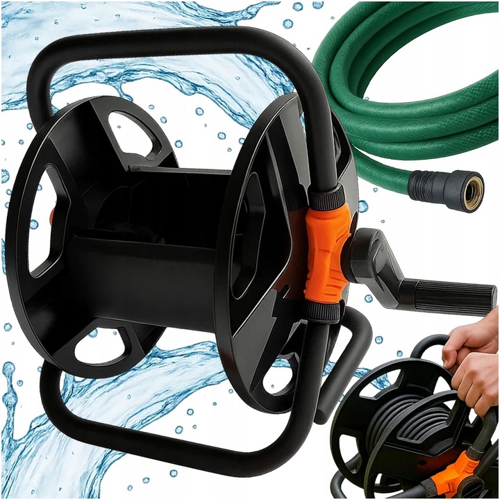 STOJAK NA WĄŻ OGRODOWY WÓZEK ZWIJACZ BĘBEN ZWIJAK STATW LEKKI