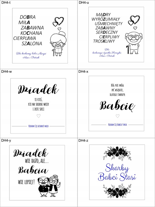 HERBACIARKA prezent DZIEŃ BABCI DZIADKA grawer!!