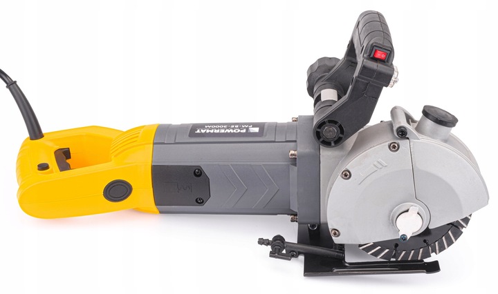 BRUZDOWNICA DO BETONU Z LASEREM 3000W WALIZKA 7 TARCZ SYSTEM ZRASZANIA