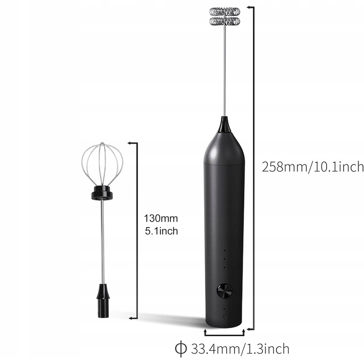Elektryczny Spieniacz do Mleka Ręczny Akumulator Kawa Bezprzewodowy