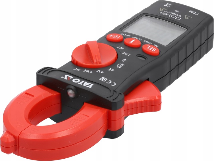 YATO MIERNIK CĘGOWY UNIWERSALNY TRUE RMS 600A A.C. AUTOMATYCZNY ZAKRES