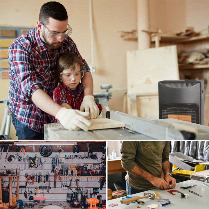 Piecyk gazowy na butle gaz grzejnik FIXO ZESTAW 4,2kW piec reduktor wąż LPG