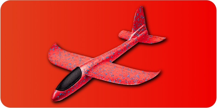 12X SAMOLOT STYROPIANOWY SZYBOWIEC RZUTKA SAMOLOTY ZE STYROPIANU DLA DZIECI