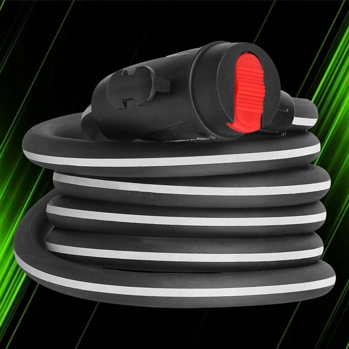 ZAPIĘCIE DO ROWERU BLOKADA ROWEROWA NA KLUCZYK MOTOR MOCNA LINKA 12MM 120CM