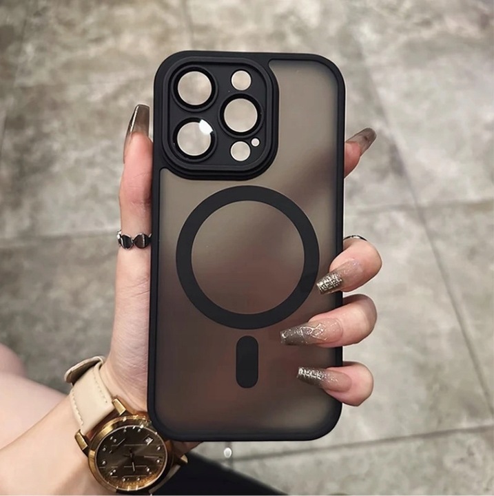 ETUI DO IPHONE 14 PRO MAX DO MAGSAFE MATOWE WZMACNIANE CASE OCHRONA APARATU