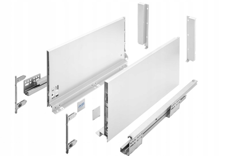 SZUFLADA GTV AXIS PRO 550C1 WYSOKA L550 H167 BIAŁA CICHY DOMYK WYSUW