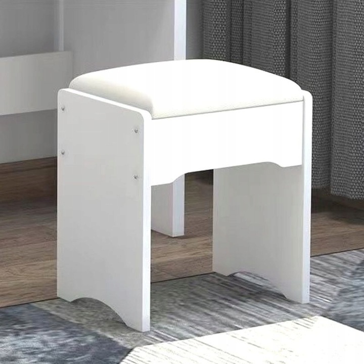 TOALETKA DO MAKIJAŻU LED Z LUSTREM NA PREZENT KOBIETY KOSMETYCZKA +