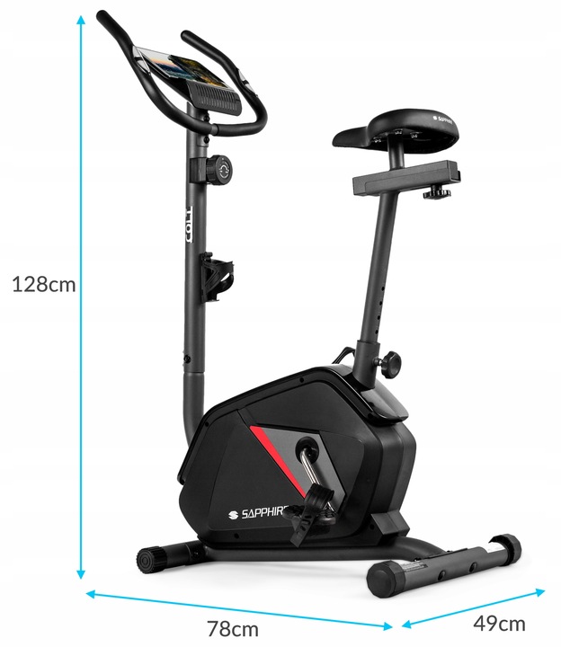 ROWER stacjonarny magnetyczny COLT rowerek TRENINGOWY SAPPHIRE do