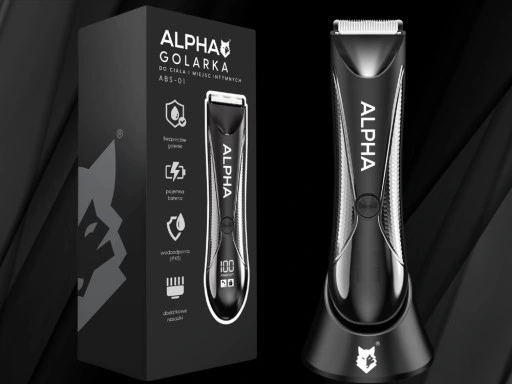 MASZYNKA DO STRZYŻENIA WŁOSÓW MIEJSC INTYMNYCH GOLARKA TRYMER ALPHA
