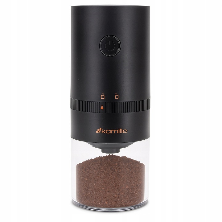 MŁYNEK ELEKTRYCZNY BEZPRZEWODOWY DO MIELENIA KAWY ŻARNOWY na USB