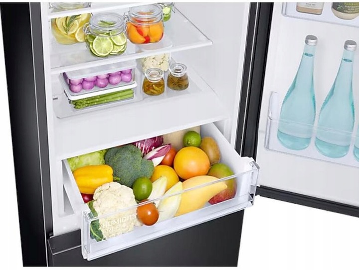 Lodówka SAMSUNG RB33B612EBN/EF 185cm Czarny No Frost SpaceMax