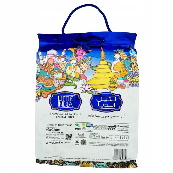 Ryż basmati extra długi premium Little India 5kg