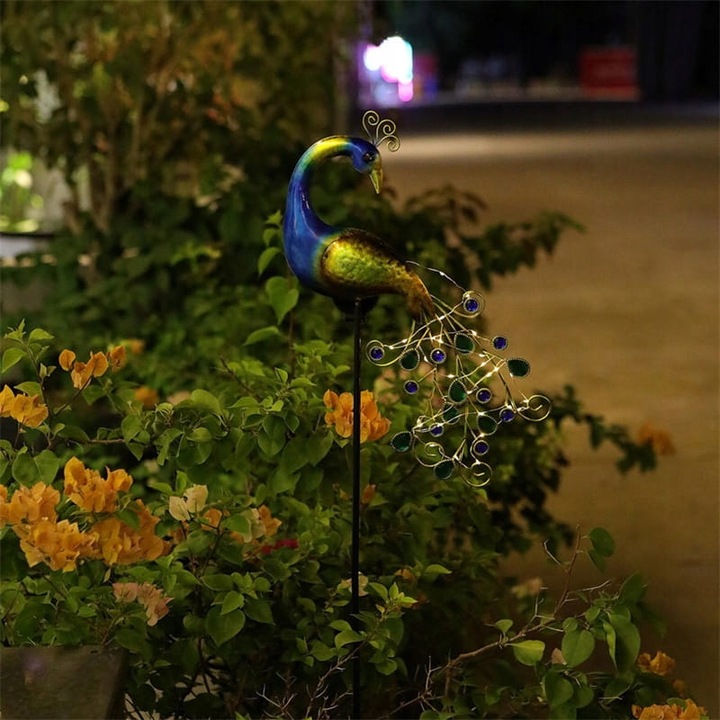 Ogrodowa lampa solarna LED PAW multikolor