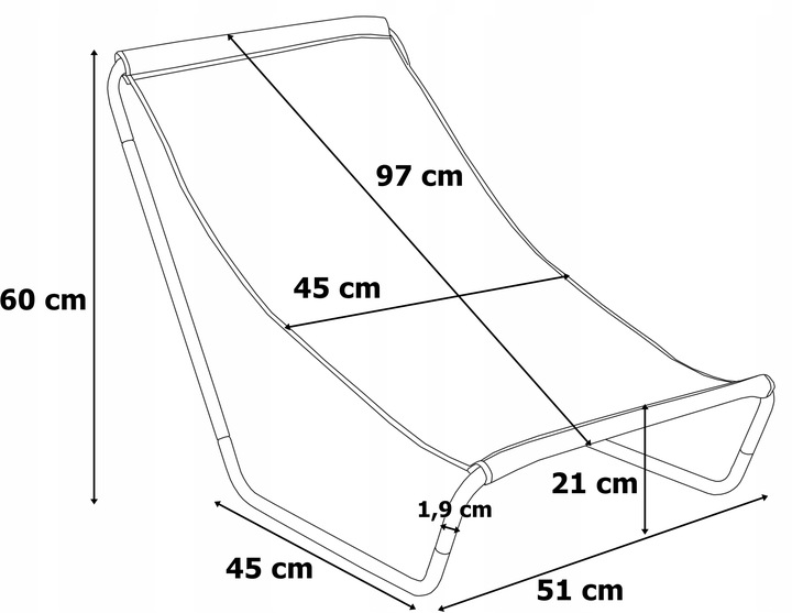 LEŻAK SKŁADANY DO TORBY OLEK PLAŻOWY LEKKI TURYSTYCZNY OGRODOWY Z POKROWCEM