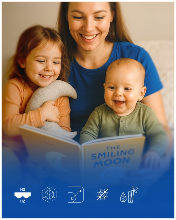 Materac do dostawki Lionelo Theo Premium do Łóżeczka Lionelo Timon