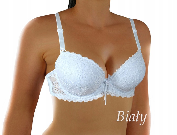 Koronkowy exclusive MAX PUSH UP B 75 Kolory