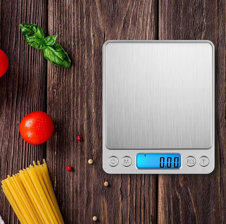 WAGA JUBILERSKA CYFROWA PRECYZYJNA KUCHENNA NA PRZYPRAWY LCD 500 GRAM -0,01