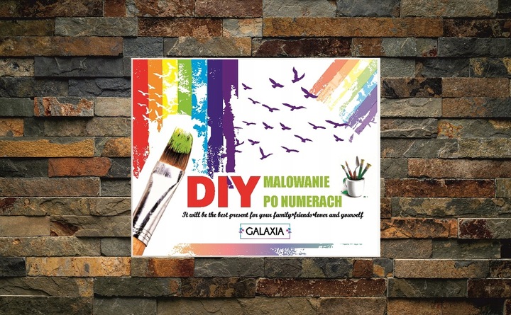 MALOWANIE PO NUMERACH Z RAMĄ Obrazy Do Malowania Po numerach OBRAZ 40x50