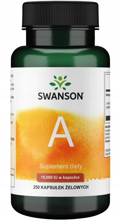 SWANSON WITAMINA A 10 000JU 250 kap RETINOL DUŻA