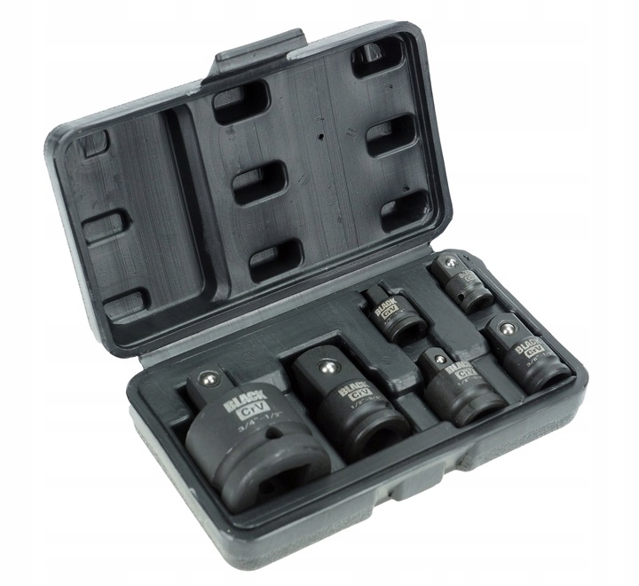 REDUKCJE ADAPTERY REDUKCYJNE 1/2 1/4 3/8 3/4 8szt BLACK