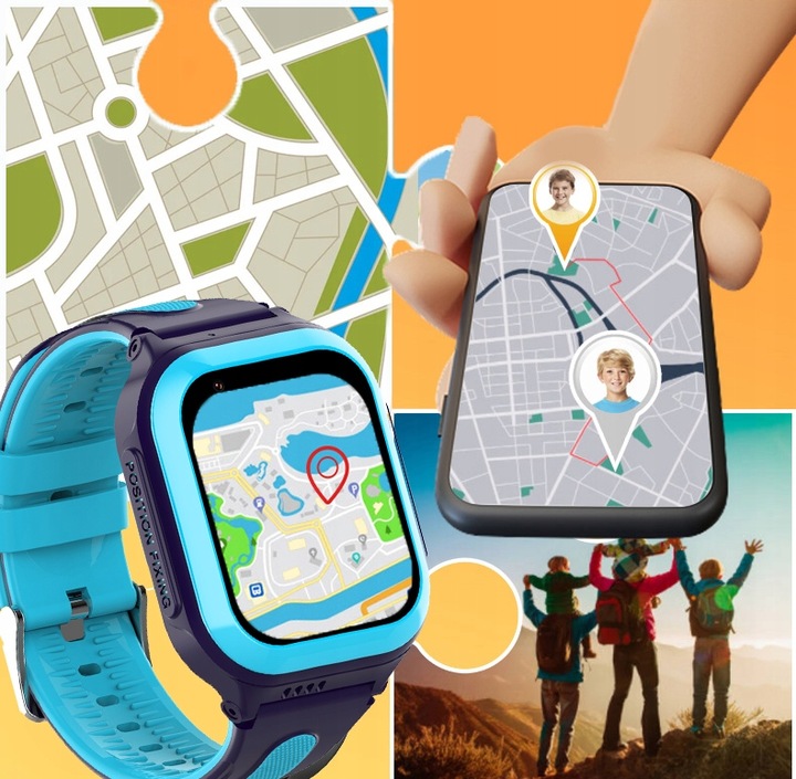 SMARTWATCH DLA DZIECI ZEGAREK TELEFON GPS SMS ROZMOWY MP3 WIBRACJA Z GRAMI