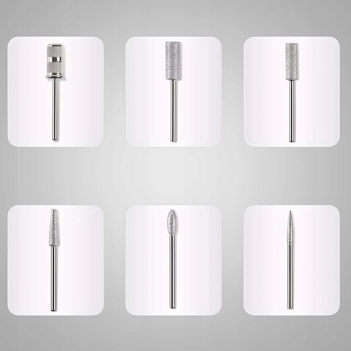 FREZARKA DO PAZNOKCI MANICURE PEDICURE DO USUWANIA HYBRYD ŻELU + FREZY