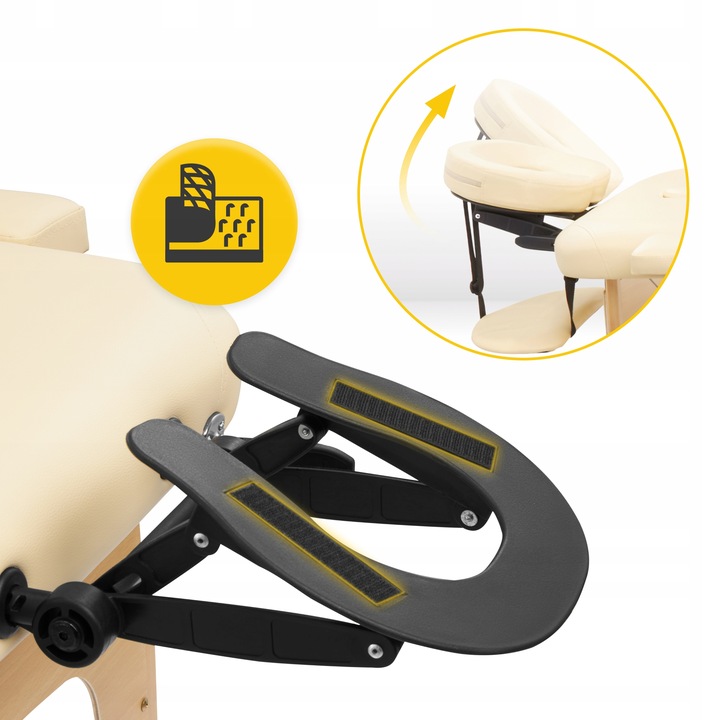 ŁÓŻKO STÓŁ DO MASAŻU REHABILITACJI PRZENOŚNY SKŁADANY REGULACJA POKROWIEC