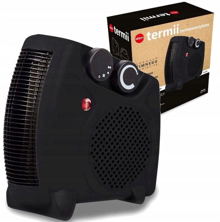 GRZEJNIK Termowentylator FARELKA ELDOM HL8 2000W OSZCZĘDNY i