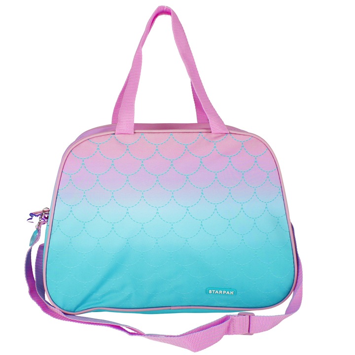 TORBA SPORTOWA SZKOLNA DLA DZIEWCZYNKI OMBRE NA BASEN WF